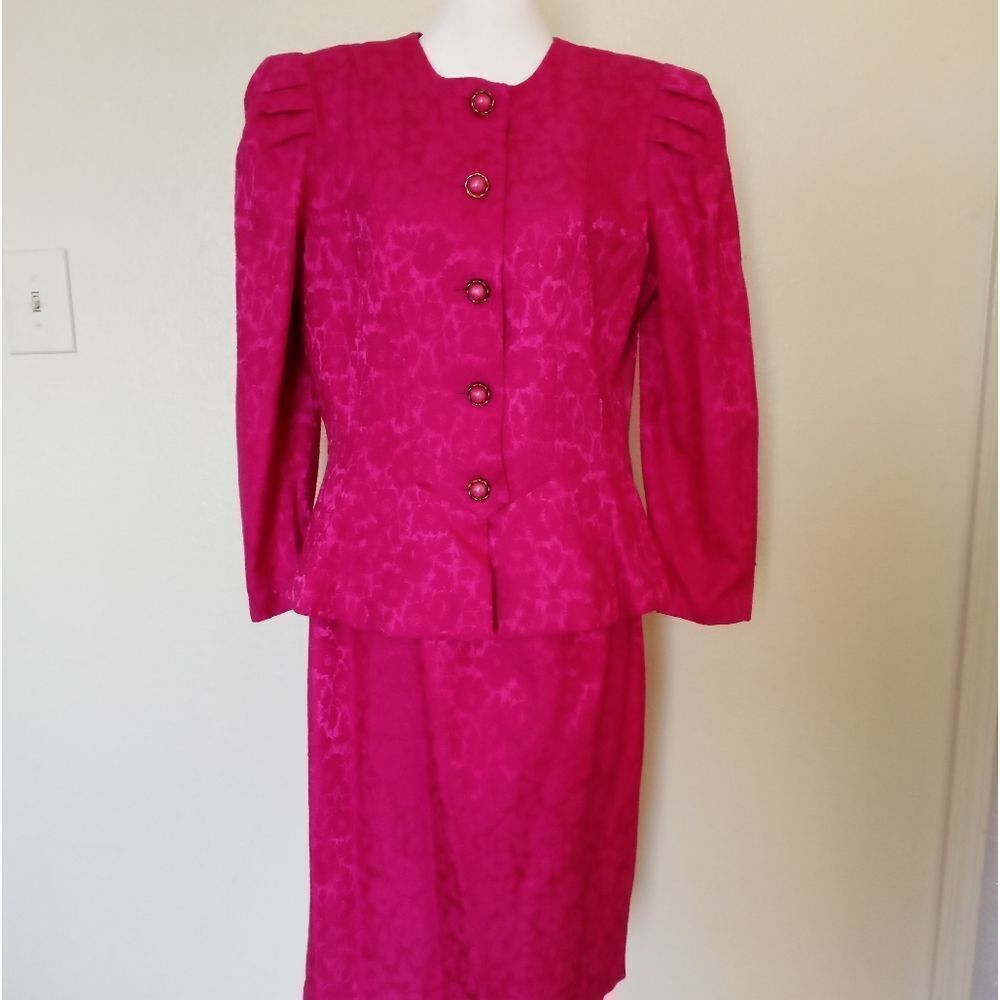 80s Peplum Skirt Set